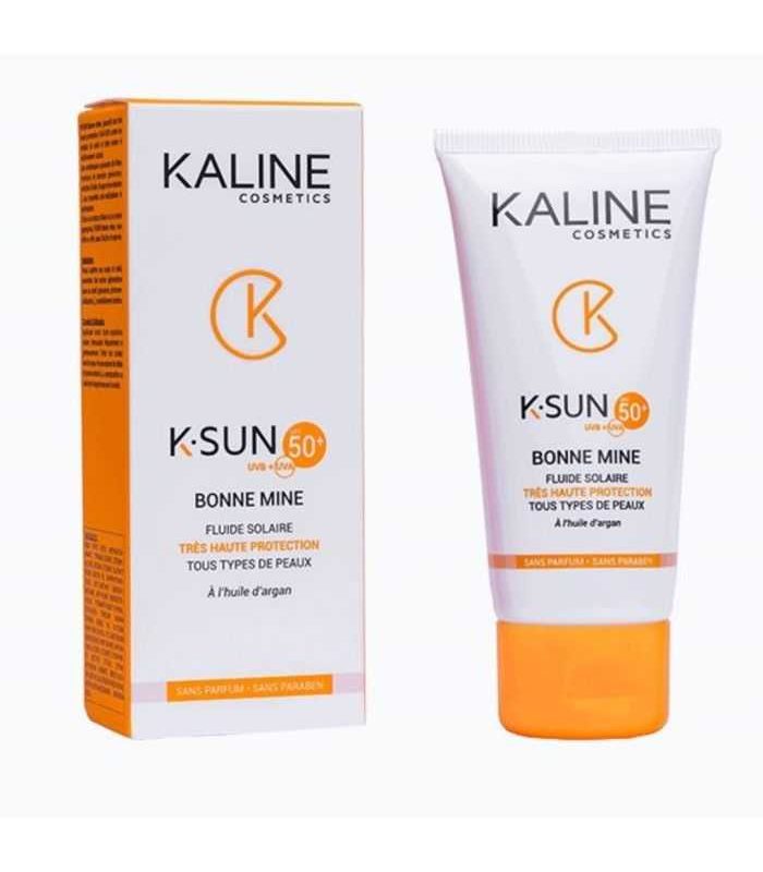 KALINE ECRAN SOLAIRE BONNE MINE 50 ML SPF50 TOUS TYPES DE PEAUX