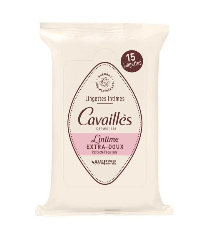ROGE CAVAILLES LINGETTES INTIME EXTRA DOUX 15 UNITES