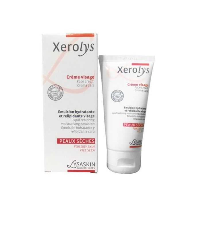 LYSASKIN XEROLYS VISAGE EMULSION HYDRATANTE 50 ML