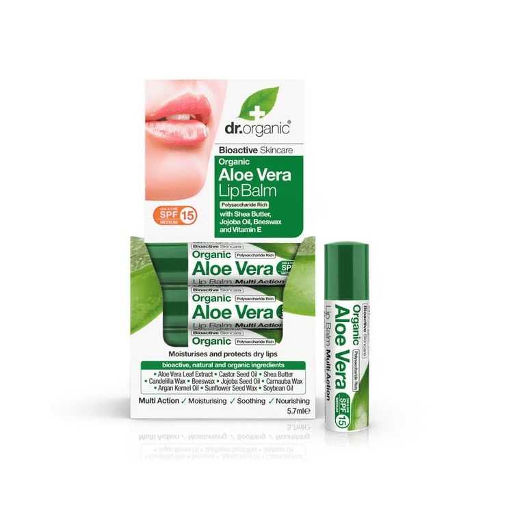 DR ORGANIC BAUME LEVRES A L'ALOE VERA 5.7 ML