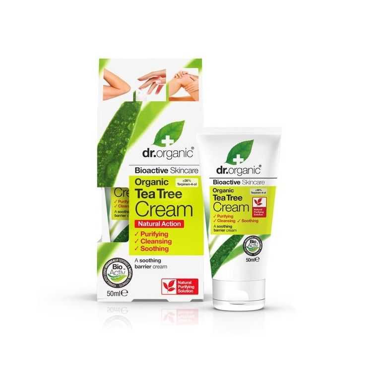 DR ORGANIC CREME ANTISEPTIQUE AU TEA TREE 50 ML