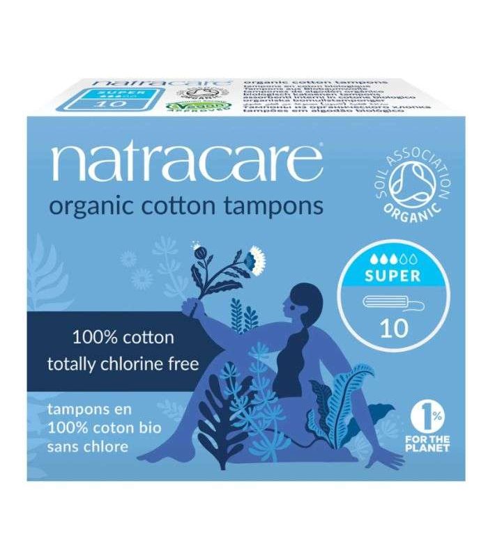 NATRACARE TAMPONS SUPER SANS APPLICATEUR 10 U