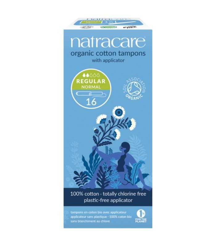 NATRACARE TAMPONS NORMAL REGULIERS AVEC APPLICATEUR 16 UNITES