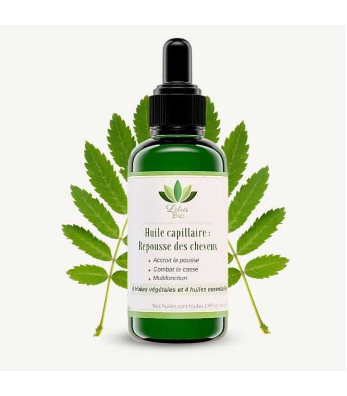 LOTUS BIO HUILE DE SOIN REPOUSSE DES CHEVEUX