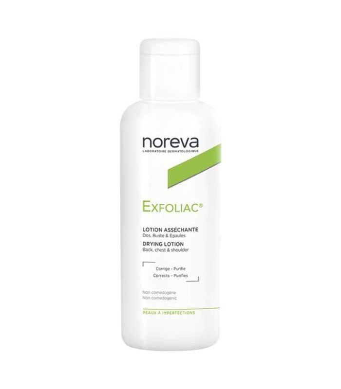 NOREVA EXFOLIAC LOTION ASSECHANTE DOS BUSTE ET EPAULES 125 ML