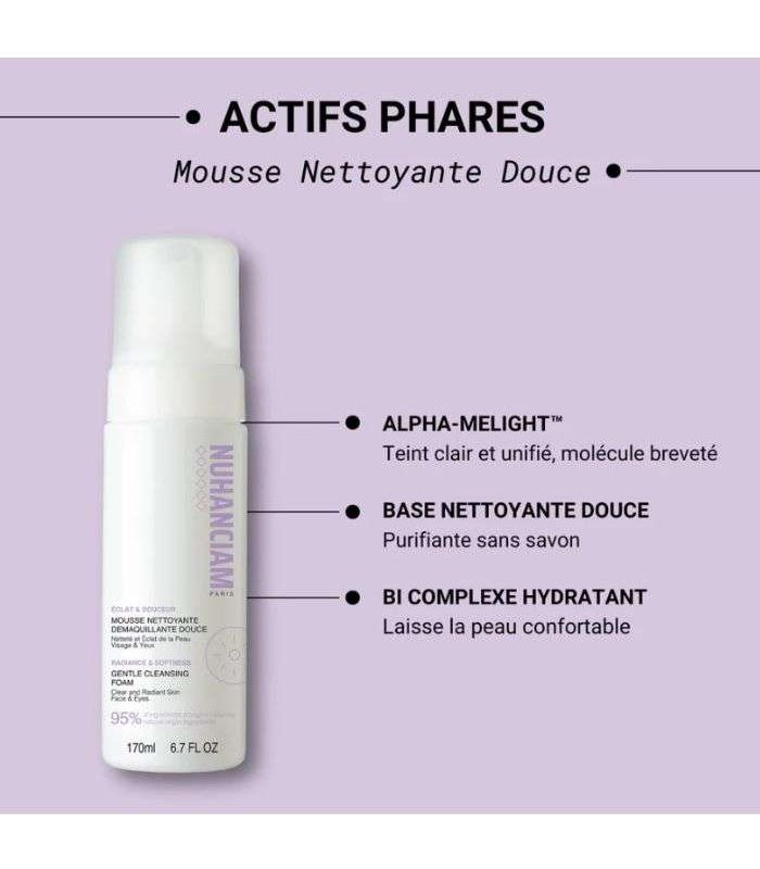 NUHANCIAM MOUSSE NETTOYANTE DOUCE 170ML