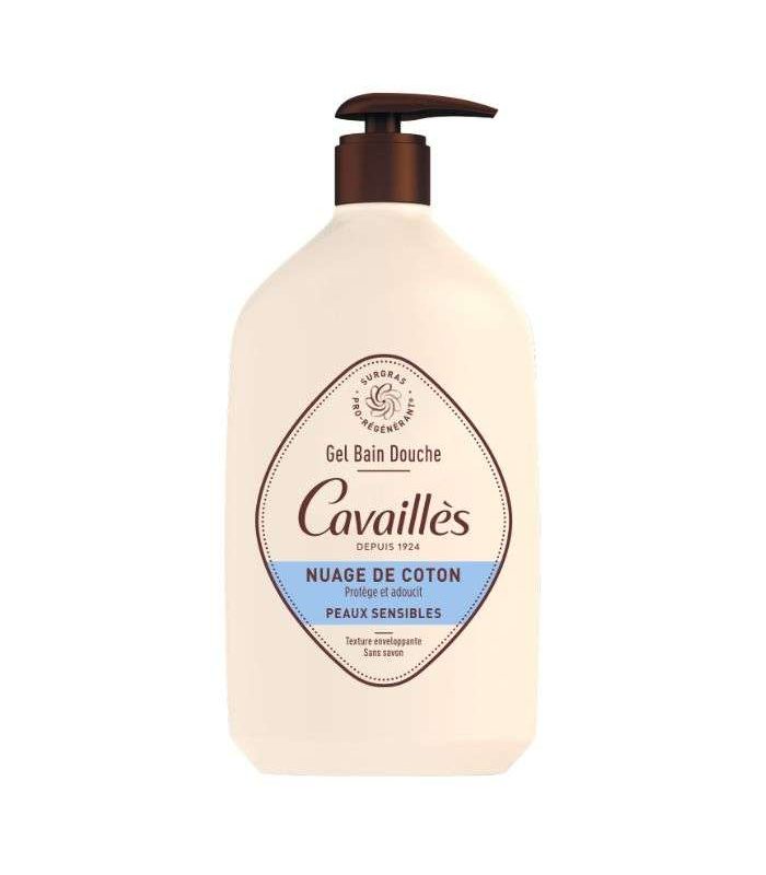 ROGE CAVAILLES GEL BAIN ET DOUCHE NUAGE DE COTON PEAUX SENSIBLES 1 L