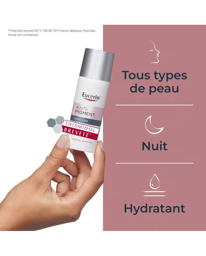 EUCERIN OFFRE WEB ANTI PIGMENT SOIN DE NUIT 50ML + TROUSSE OFFERTE