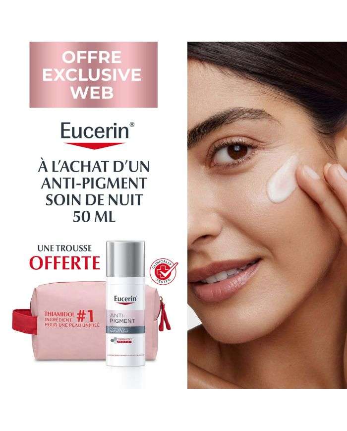 EUCERIN OFFRE WEB ANTI PIGMENT SOIN DE NUIT 50ML + TROUSSE OFFERTE