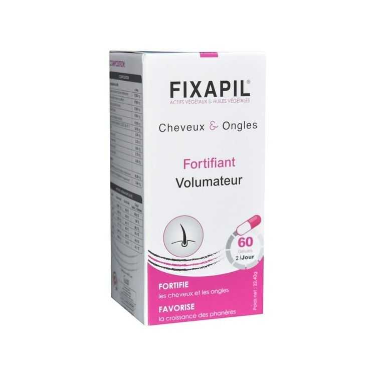 FIXAPIL CHEVEUX ET ONGLES FORTIFIANT VOLUMATEUR 60 GELULES