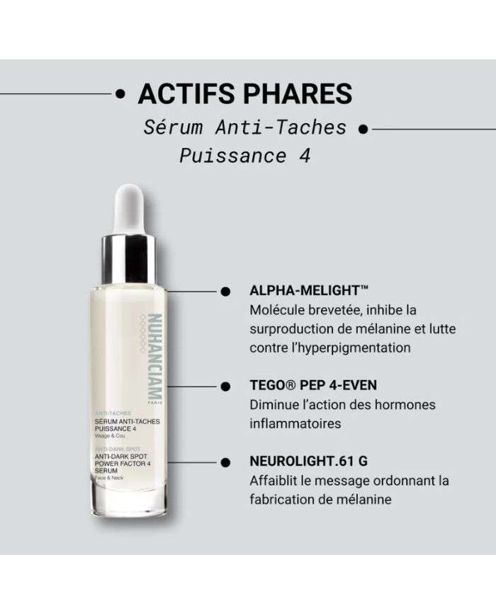 NUHANCIAM SERUM ANTI TACHES PUISSANCE 4- 30 ML