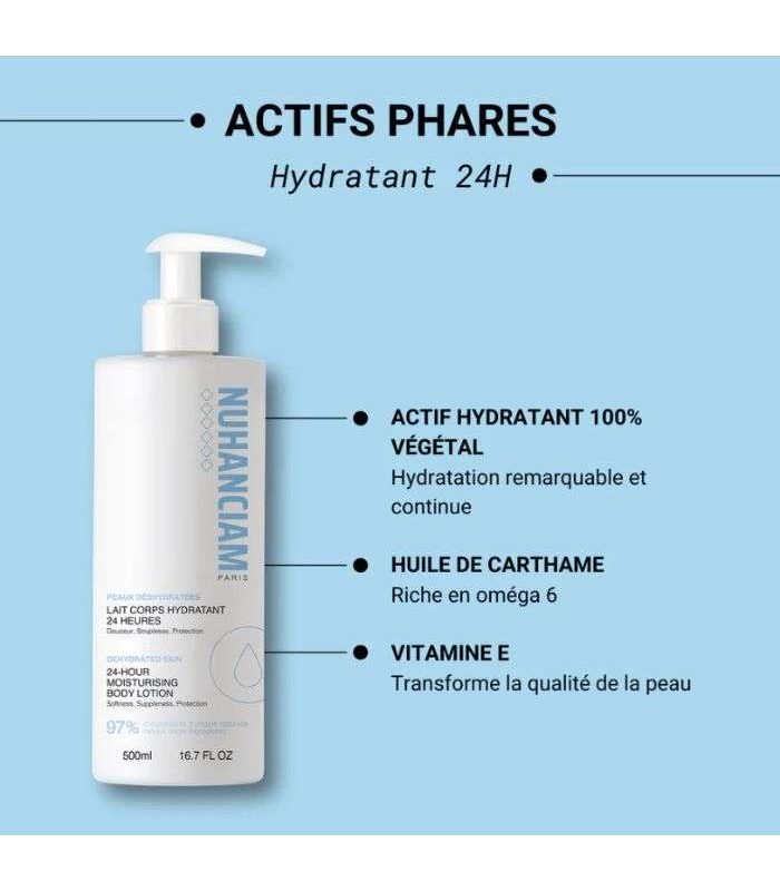 NUHANCIAM LAIT CORPS HYDRATANT 24 HEURES 500ML