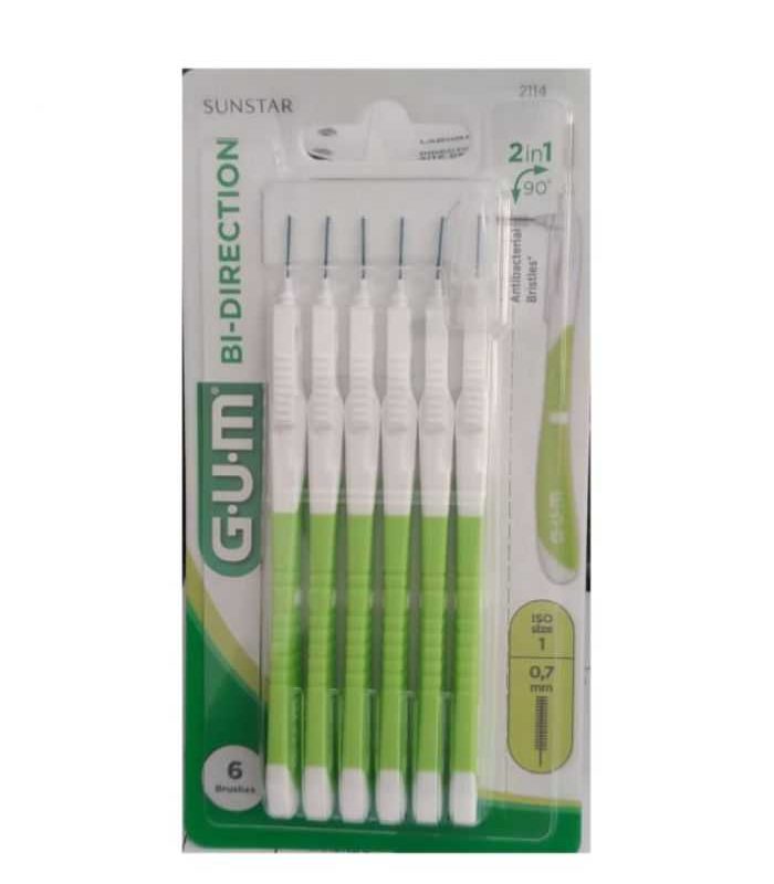 GUM MANCHE PAR 6 UNITES AVEC BROSETTES ULTRA MICRO FINE 0.7 MM REF 2114