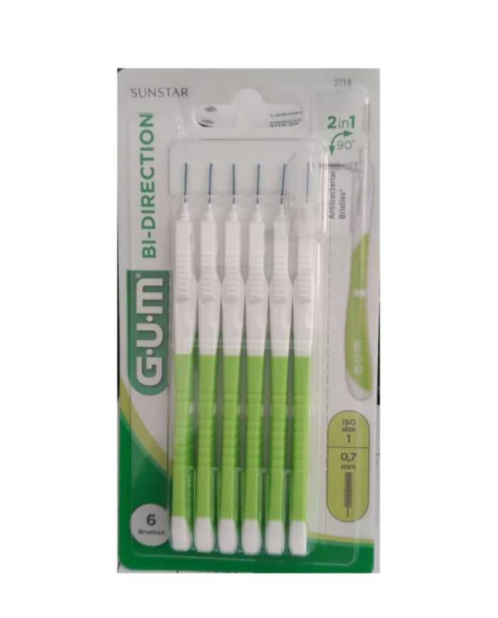GUM MANCHE PAR 6 UNITES AVEC BROSETTES ULTRA MICRO FINE 0.7 MM REF 2114