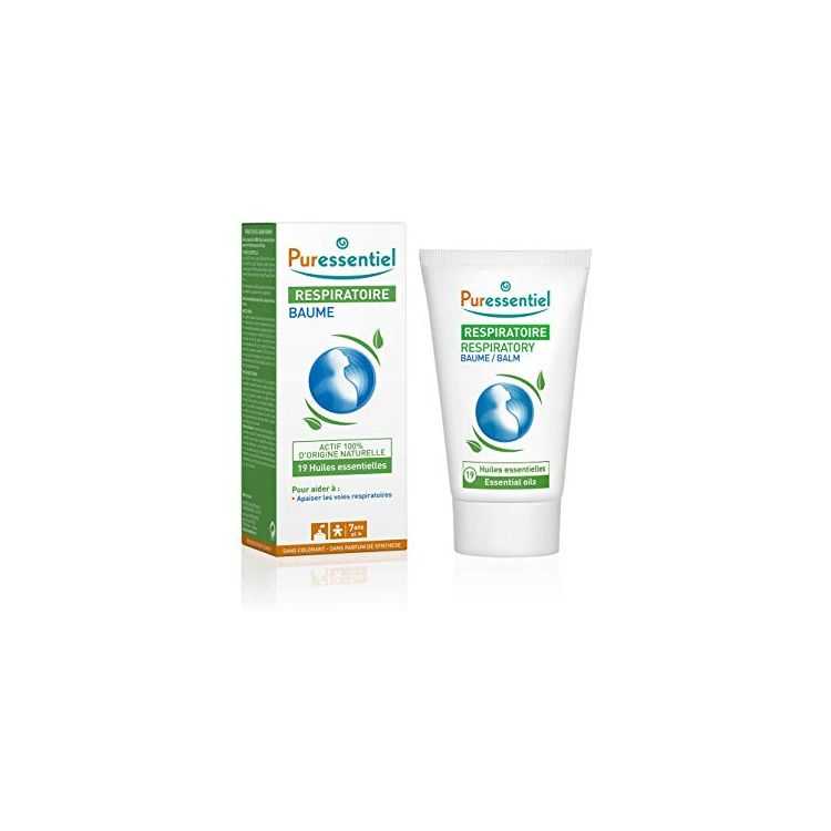 PURESSENTIEL RESPIRATOIR OK BAUME DE MASSAGE AUX 19 HUILES ESSENTIELLES 50 ML