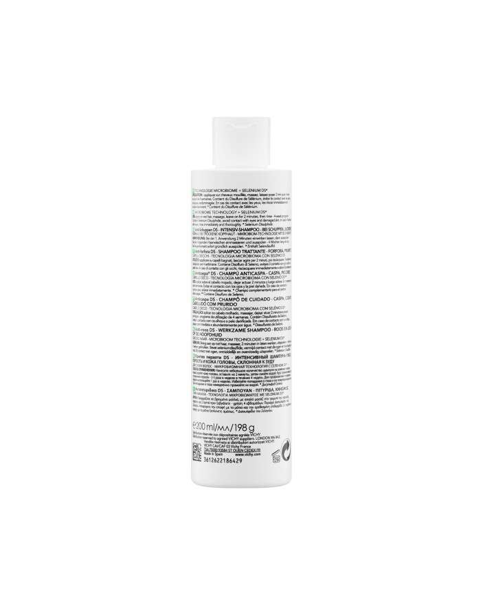 VICHY DERCOS OFFRE SHAMPOING ANTI PELLICULAIRE DS CHEVEUX SECS 200 ML + SHAMPOING FORMAT VOYAGE 50 ML OFFERT