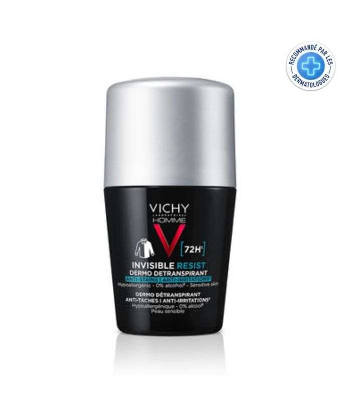 VICHY DEODORANT DETRANSPIRANT 72H INVISIBLE HOMME 50 ML