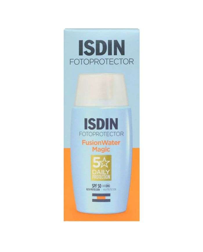 ISDIN OFFRE FOTOPROTECTOR FUSION WATER MAGIC SPF 50+ 50 ML + 1 COQUE MAGIC POUR ECRAN SOLAIRE OFERTE