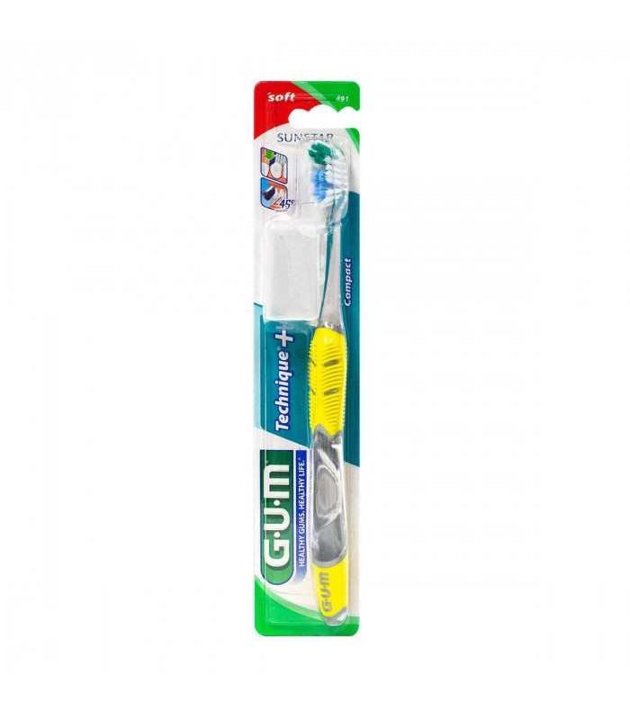 GUM BROSSE A DENTS TECHNIQUE SOUPLE COMPACTE REF 491