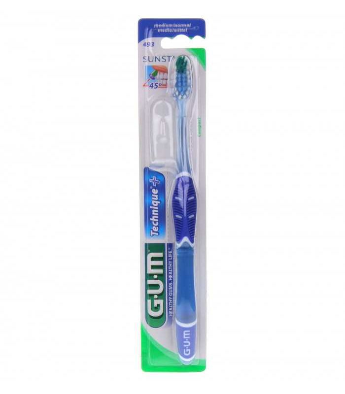 GUM BROSSE A DENTS TECHNIQUE MEDIUM COMPACT REF 493