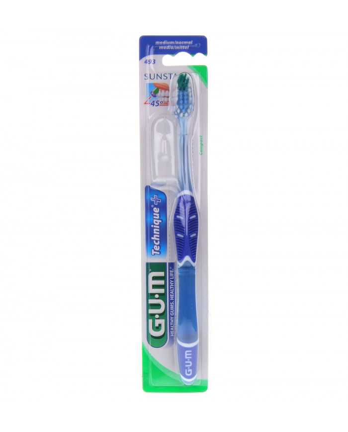 GUM BROSSE A DENTS TECHNIQUE MEDIUM COMPACT REF 493