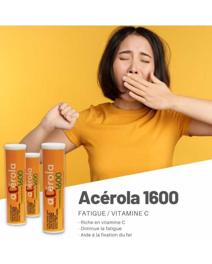 ACEROLA 1600 14 COMPRIMES A CROQUER