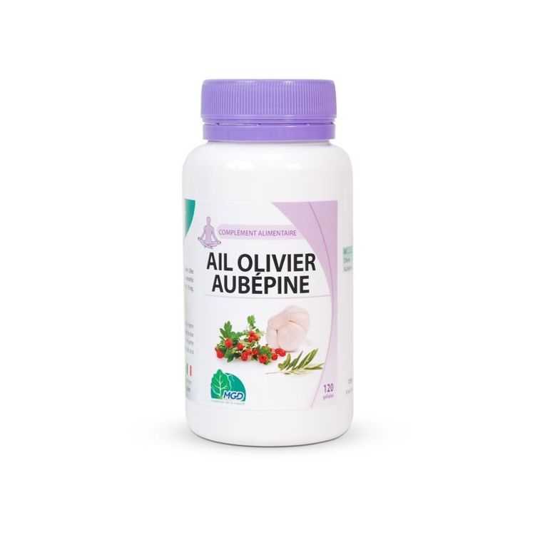 MGD AIL OLIVIER AUBEPINE 250 Mg - 120 GELULES