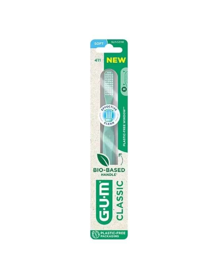 GUM BROSSE A DENTS CLASSIQUE SOUPLE REF 411