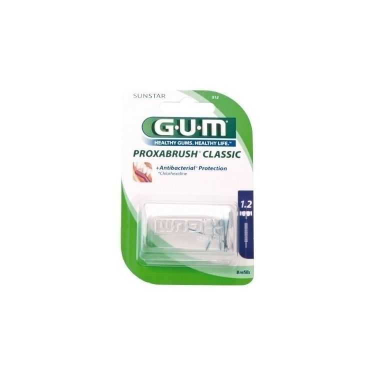 GUM RECHARGE BROSETTES EXTRA FINES PAR 8 UNITES 1.2 MM REF 512