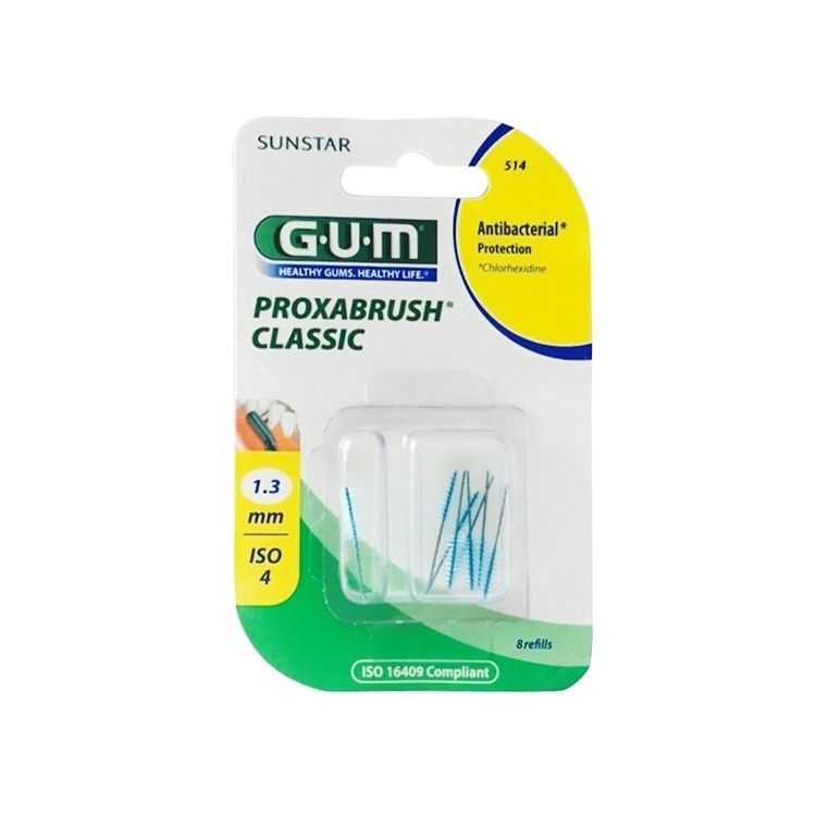 GUM RECHARGE BROSETTES EXTRA FINES PAR 8 UNITES 1.3 MM REF 514