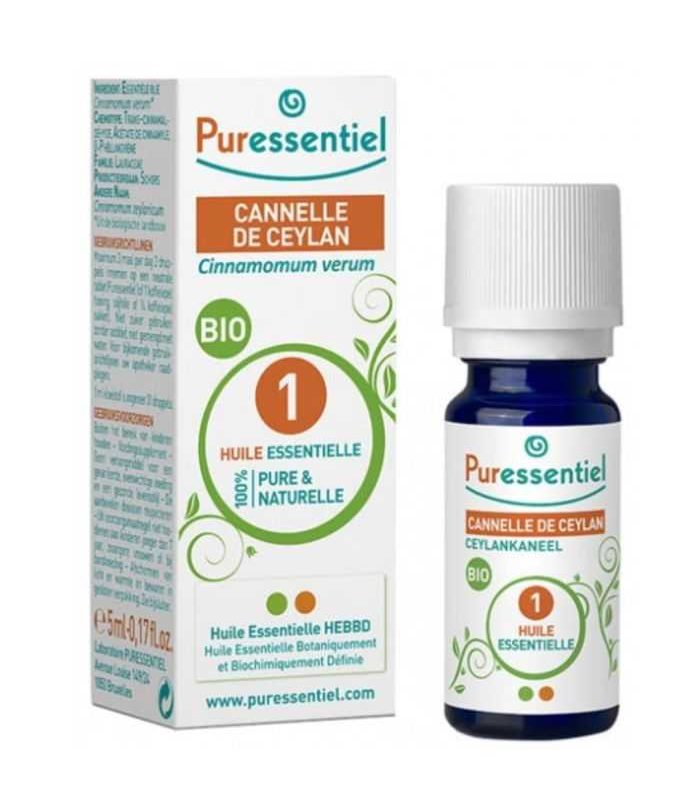 PURESSENTIEL HUILE ESSENTIELLE CANNELLE DE CEYLAN BIO 5 ML