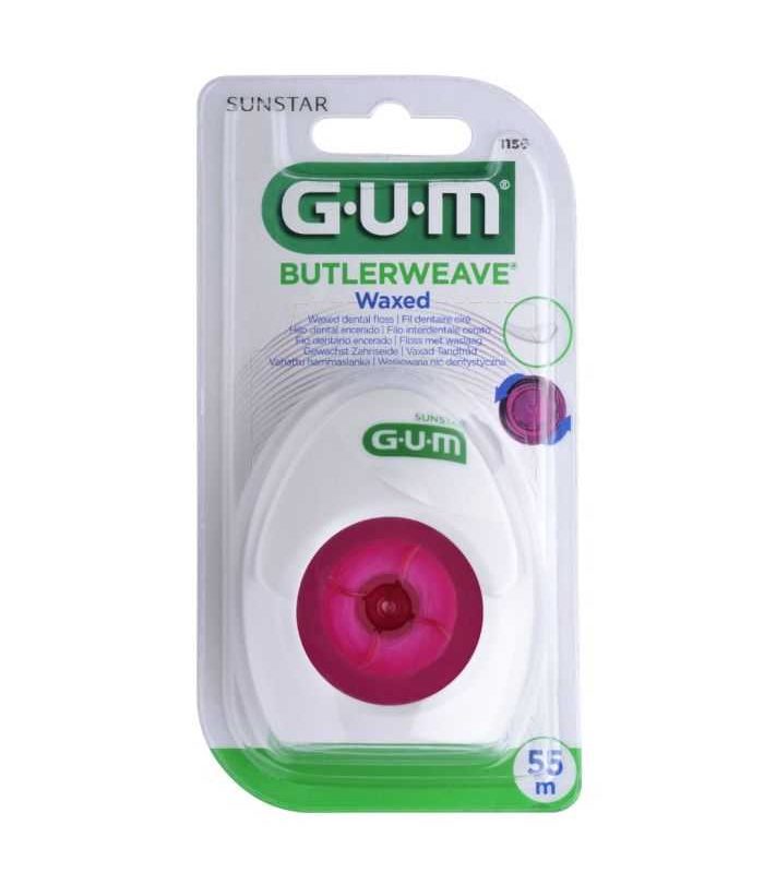 GUM FIL DENTAIRE BUTLERWEAVE CIRE LARGES ESPACES REF 1155