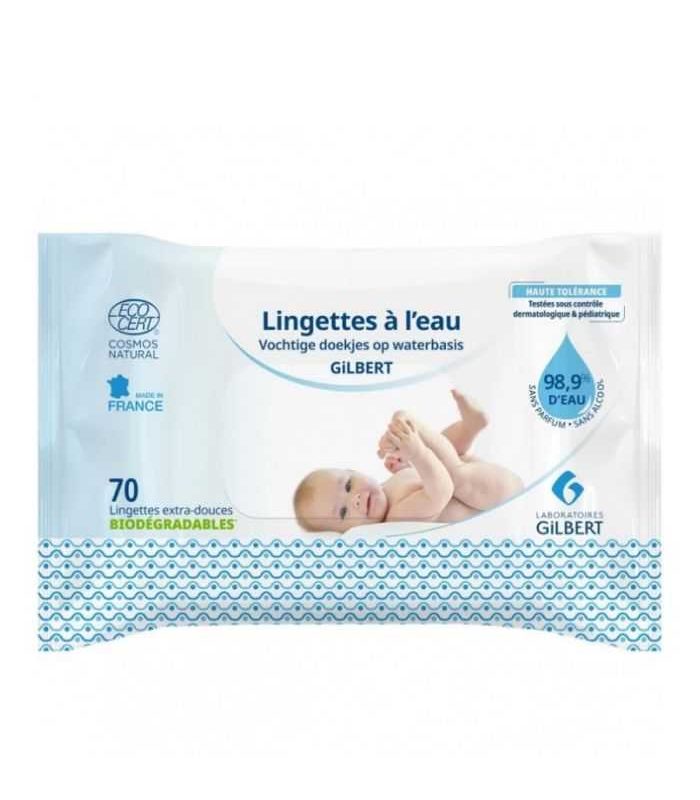 GILBERT LINGETTES A L'EAU BIODEGRABLES 70 PCS