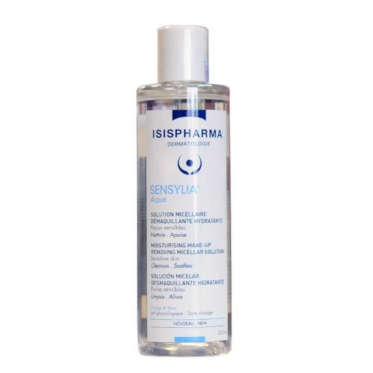 ISISPHARMA SENSYLIA AQUA SOLUTION MICELLAIRE DEMAQUILLANTE HYDRATANTE / 250 ML