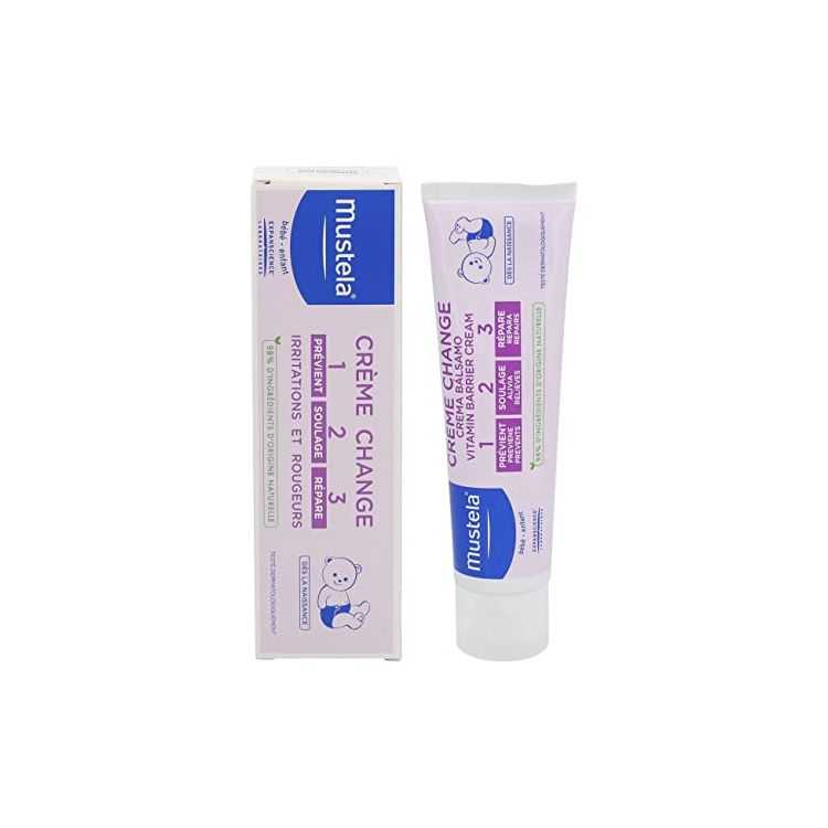MUSTELA CREME POUR LE CHANGE VITAMINEE 100ML PRÉVIENT LES ROUGEURS