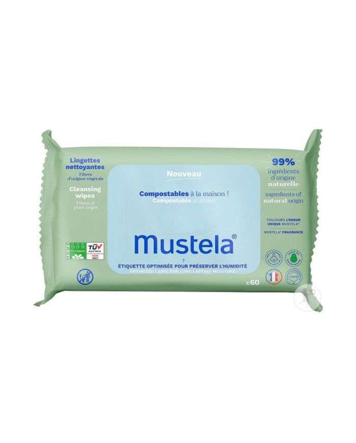MUSTELA LINGETTES NETTOYANTES * 60