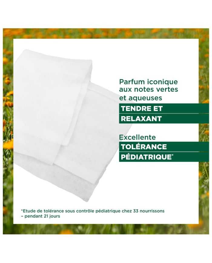 KLORANE BEBE LINGETTES NETTOYANTES POUR LE CHANGE BOITE DE 70