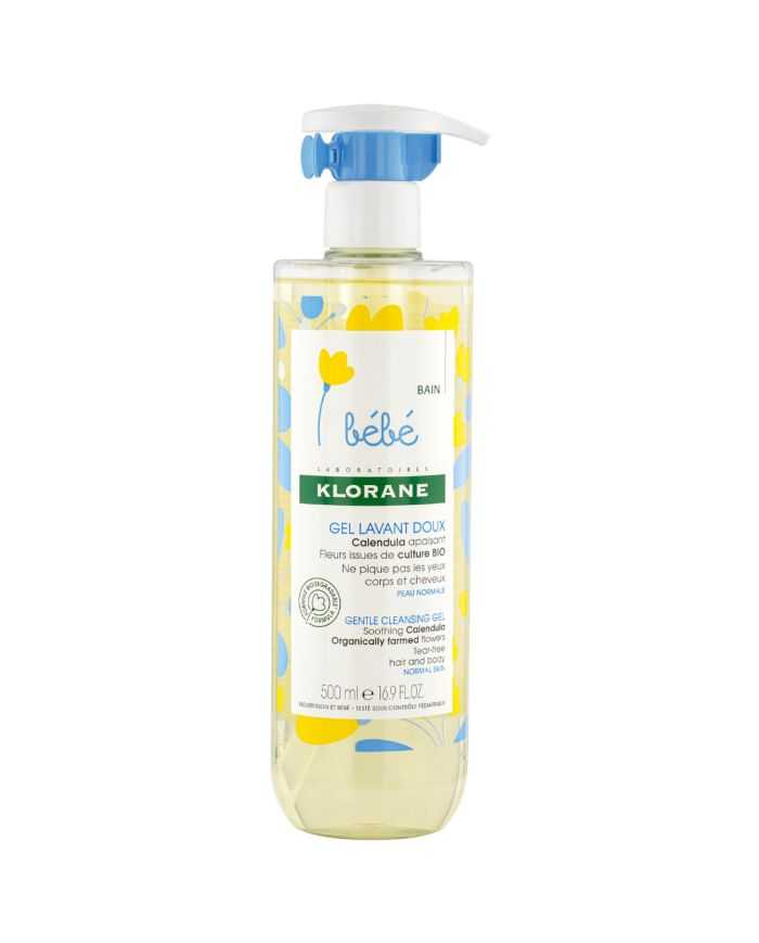 KLORANE BEBE GEL LAVANT DOUX AU CALENDULA 500 ML