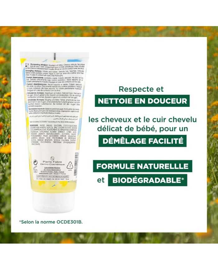 KLORANE BEBE SHAMPOING DEMELANT AU CALENDULA 200 ML