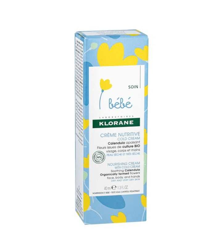 KLORANE BEBE CREME NUTRITIVE COLD CREME 40 ML