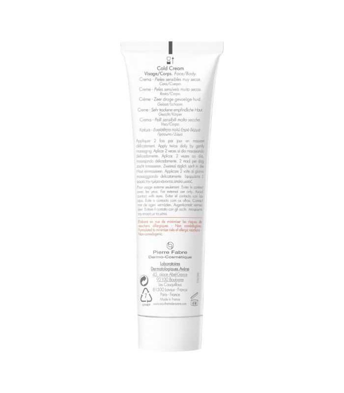 AVENE COLD CREAM CREME 100 ML