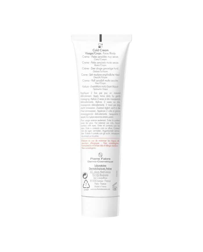 AVENE COLD CREAM CREME 100 ML