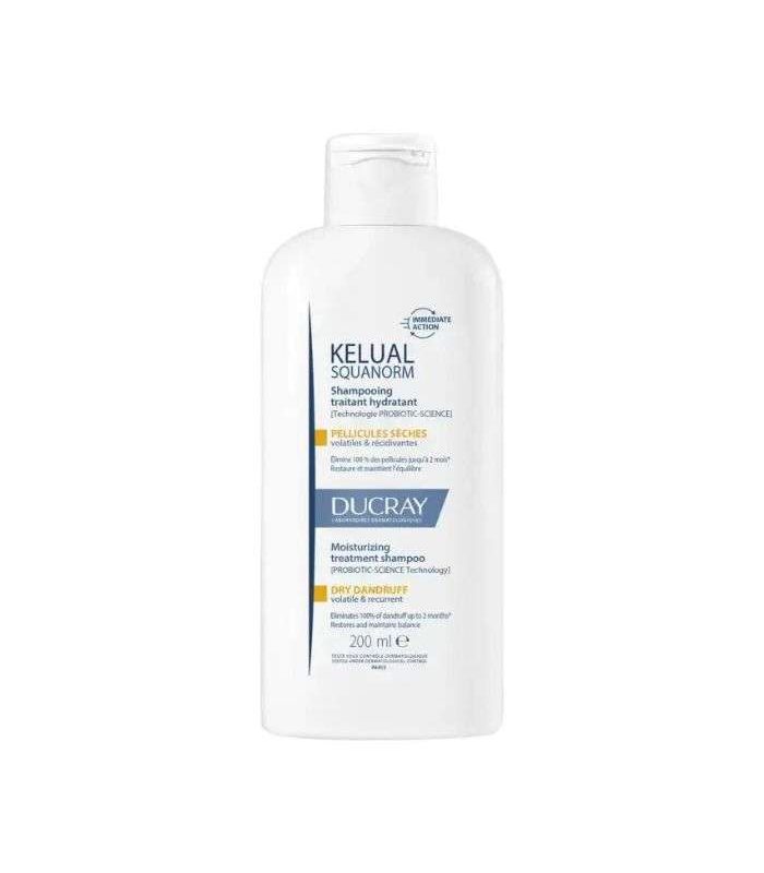 DUCRAY OFFRE KELUAL SQUANORM SHAMPOOING TRAITANT HYDRATANT PELLICULES SECHES 200 ML + SHAMPOOING 100ML OFFERT
