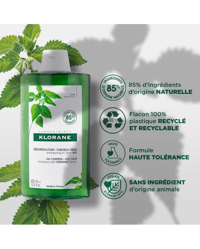 KLORANE ORTIE SHAMPOOING SEBOREDUCTEUR 400 ML
