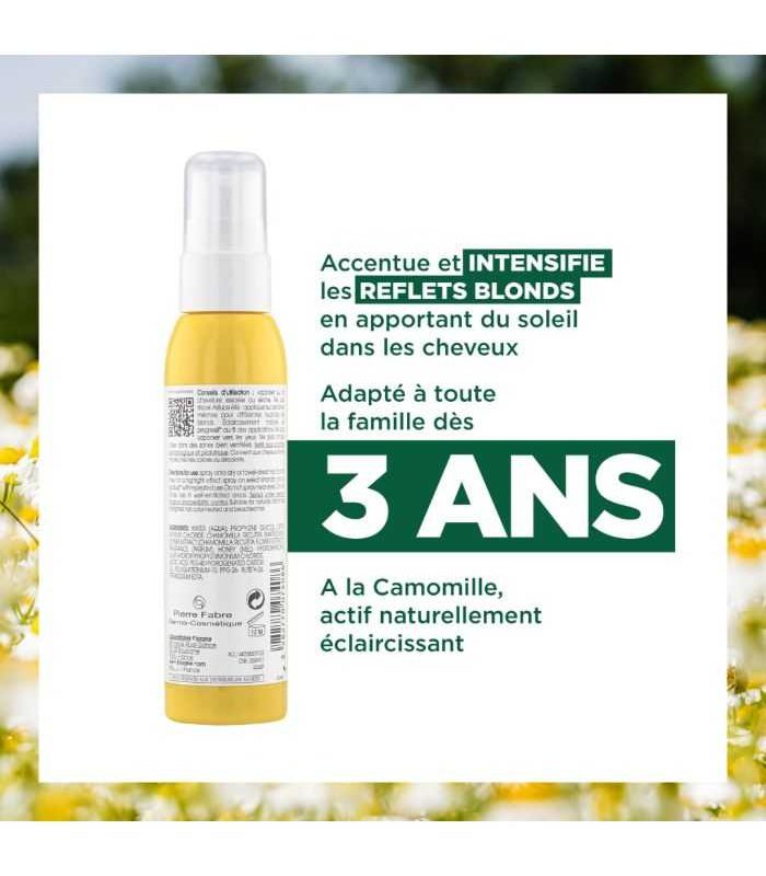 KLORANE SPRAY A LA CAMOMILLE ILLUMINE CHEVEUX BLONDS 100 ML