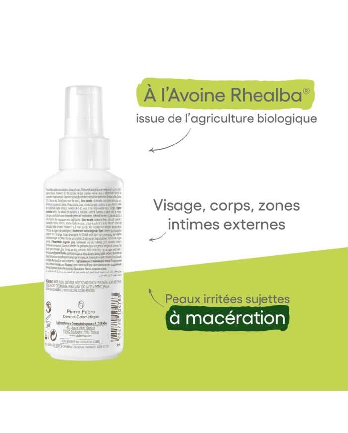 ADERMA CYTELIUM IRRITATIONS CUTANEES SPRAY ASSECHANT 100 ML