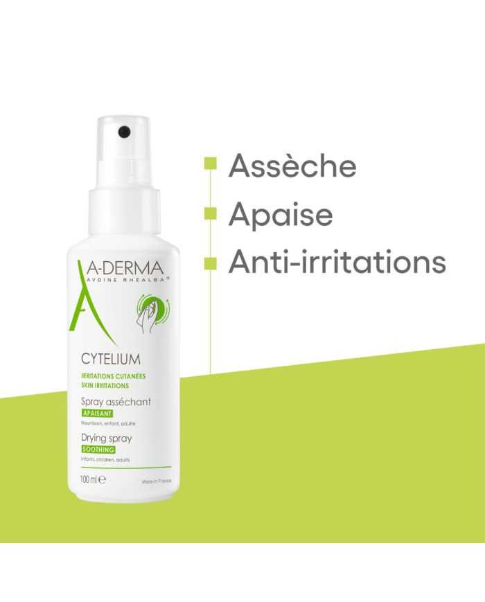 ADERMA CYTELIUM IRRITATIONS CUTANEES SPRAY ASSECHANT 100 ML