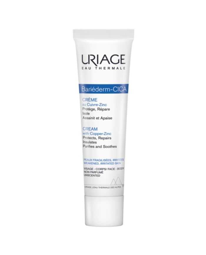 URIAGE BARIEDERM CICA-CRÈME AU CUIVRE-ZINC 40ML PEAUX IRRITÉES