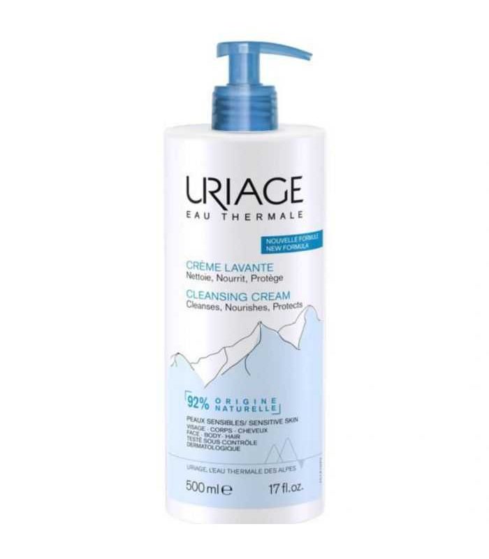 URIAGE OFFRE CREME LAVANTE SURGRAS MOUSSANT SANS SAVON 500ML+ LAIT VELOUTES CORPS 200ML OFFERT