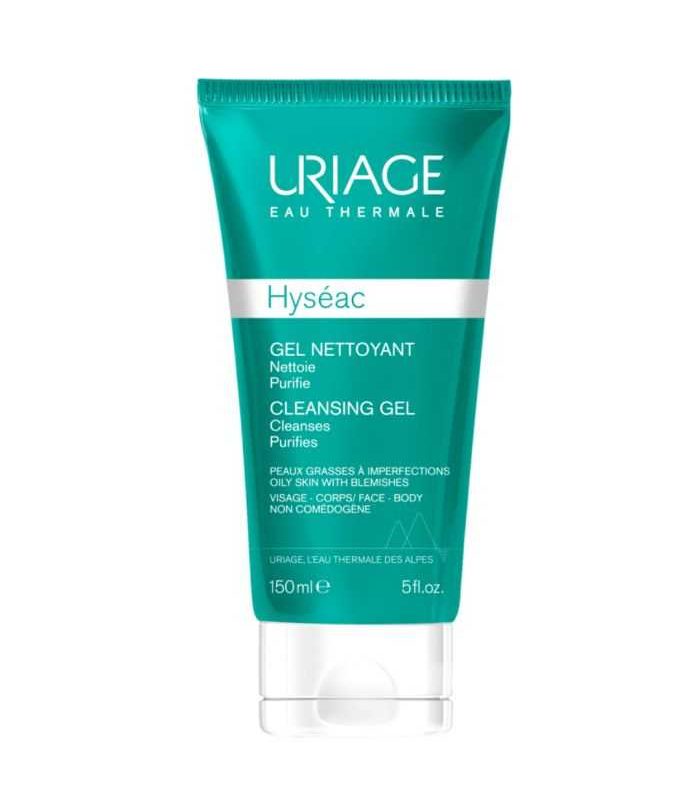 URIAGE HYSEAC GEL NETTOYANT 150ML NETTOIE PURIFIE ASSAINIT
